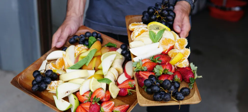 Healthy breakfast with proteins, healthy fats and fiber