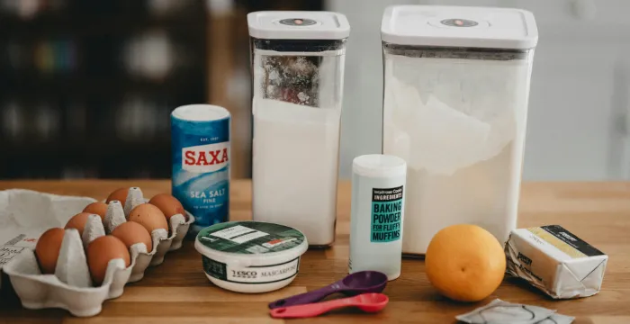 measure weigh each ingredient carefully for a recipe success